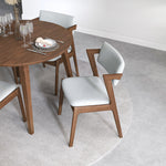 Palmer Dining set - 4 Ricco Dining Chairs Walnut Top | MidinMod | TX | Best Furniture stores in Houston