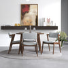 Palmer Dining set - 4 Ricco Dining Chairs Walnut Top | MidinMod | TX | Best Furniture stores in Houston
