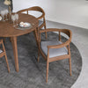 Palmer Dining set - 4 Freya Grey Dining Chairs Walnut | MidinMod | TX | Best Furniture stores in Houston