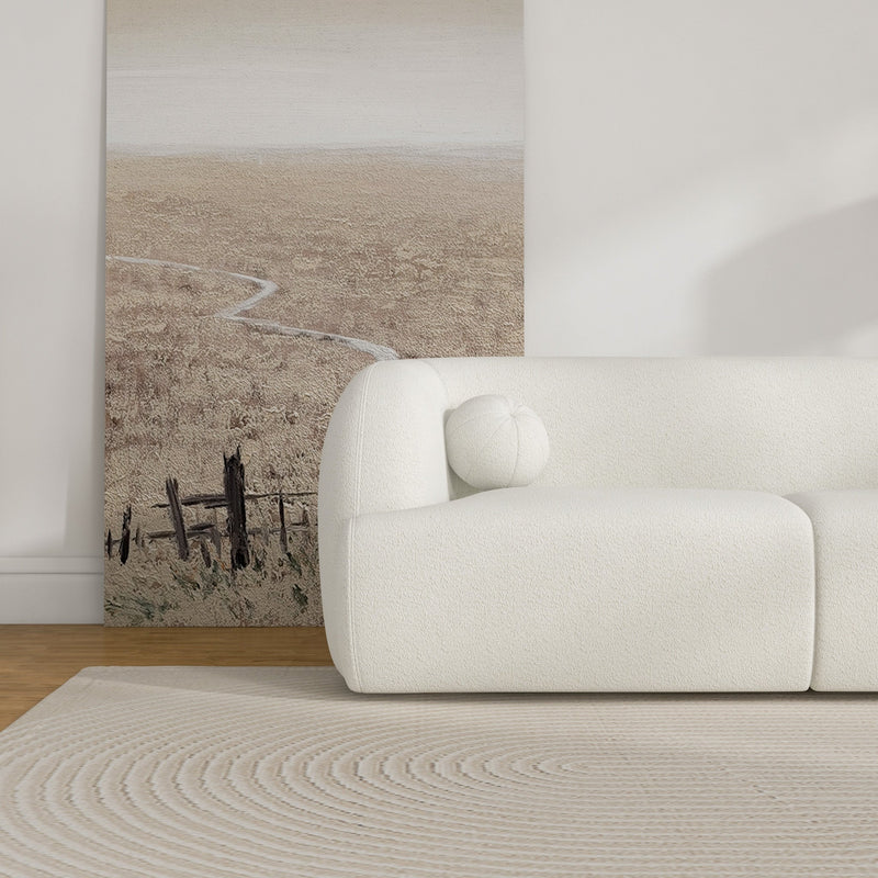 Quinn Sofa - Beige Boucle Couch | MidinMod | Houston TX | Best Furniture stores in Houston
