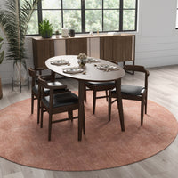 Rixos Dining set with 4 Zola Dining Chairs (Leather) | Mid in Mod | Houston TX | Best Furniture stores in Houston