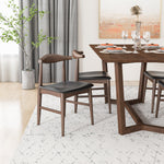 Rolda Dining Set -  4 Winston  Leather Dining Chairs  | MidinMod | TX | Best Furniture stores in Houston