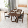 Rolda Dining Set -  4 Winston  Leather Dining Chairs  | MidinMod | TX | Best Furniture stores in Houston