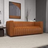 Rosslyn Sofa - Cognac Leather | MidinMod | Houston TX | Best Furniture stores in Houston