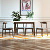 Adira Small White Top Dining Set - 4 Winston Grey Chairs | MidinMod |  TX | Best Furniture stores in Houston