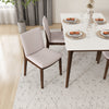 Virginia Dining Chair (Beige) | Mid in Mod | Houston TX | Best Furniture stores in Houston