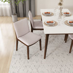Virginia Dining Chair (Beige) | Mid in Mod | Houston TX | Best Furniture stores in Houston