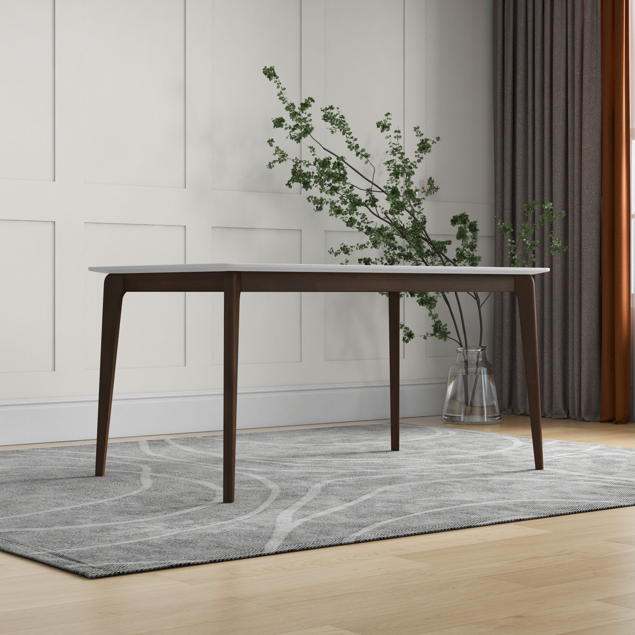 Selena White Dining Table - MidinMod