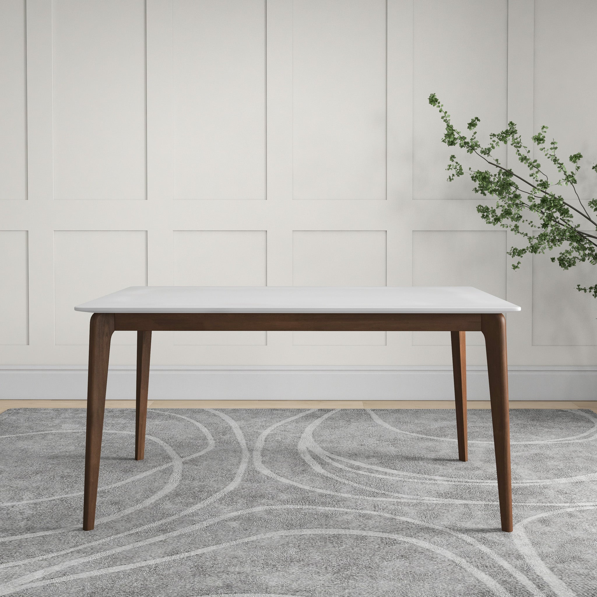 Selena White Dining Table - MidinMod