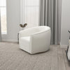 Spring Cream Boucle Swivel Chair  | MidinMod | Houston TX | Best Furniture stores in Houston
