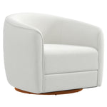 Spring Cream Boucle Swivel Chair  | MidinMod | Houston TX | Best Furniture stores in Houston