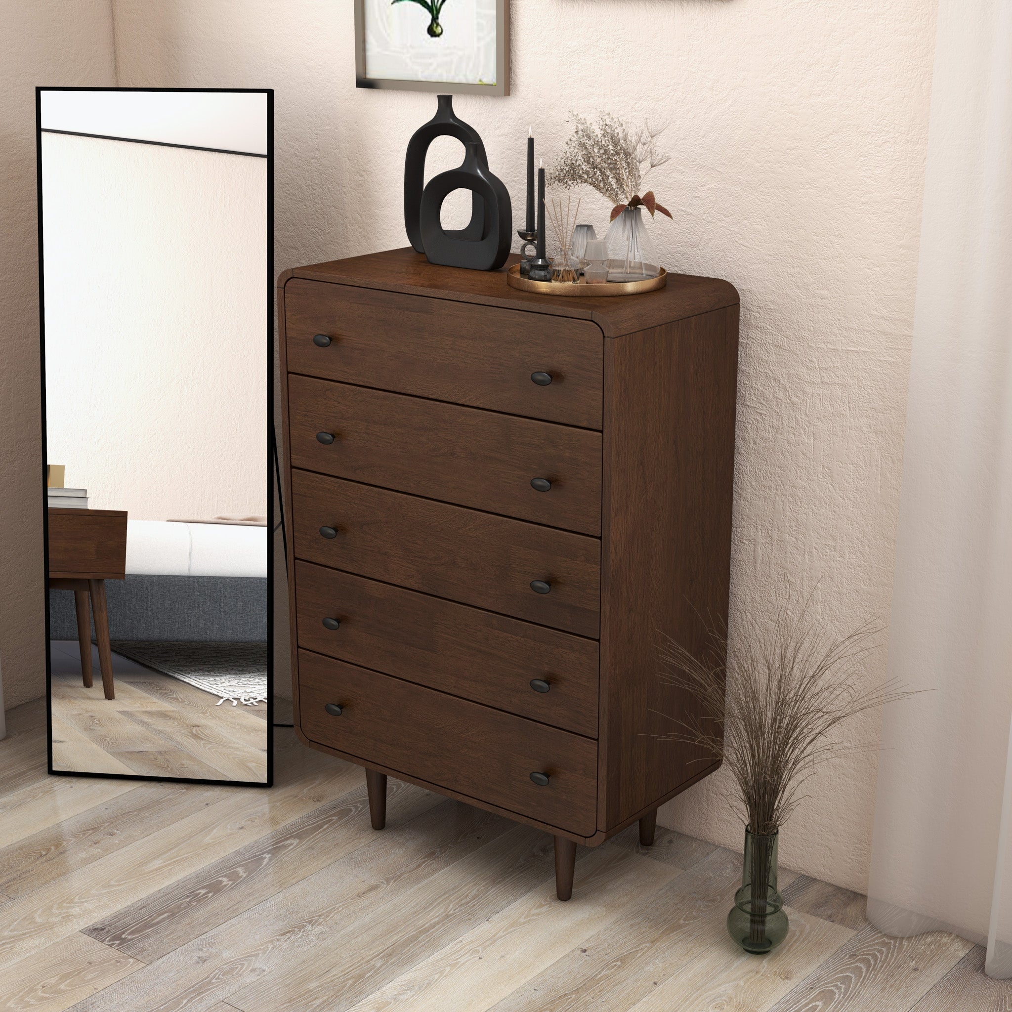 Stein Mid Century Modern Dresser 5 Drawers - MidinMod