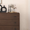 Stein Mid Century Modern 5- Drawer Brown Dresser  | MidinMod | TX | Best Furniture stores in Houston
