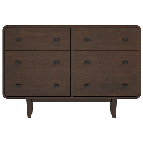 sainey modern dresser Mid Century Modern Stein Dresser (6 Drawers)