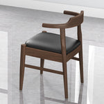 Sterling Dining Chair (Black Leather) | Mid in Mod | Houston TX | Best Furniture stores in Houston