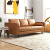 Tessa  Modern  Sofa -Tan Leather | MidinMod | Houston TX | Best Furniture stores in Houston