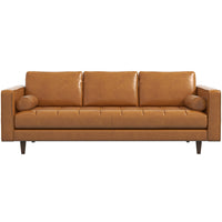 Tessa  Modern  Sofa -Tan Leather | MidinMod | Houston TX | Best Furniture stores in Houston