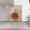 Vanessa Dining Chair - Orange Velvet | MidinMod | Houston TX | Best Furniture stores in Houston