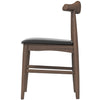 Winston Dining Chair (Black Leather) | Mid in Mod | Houston TX | Best Furniture stores in Houston