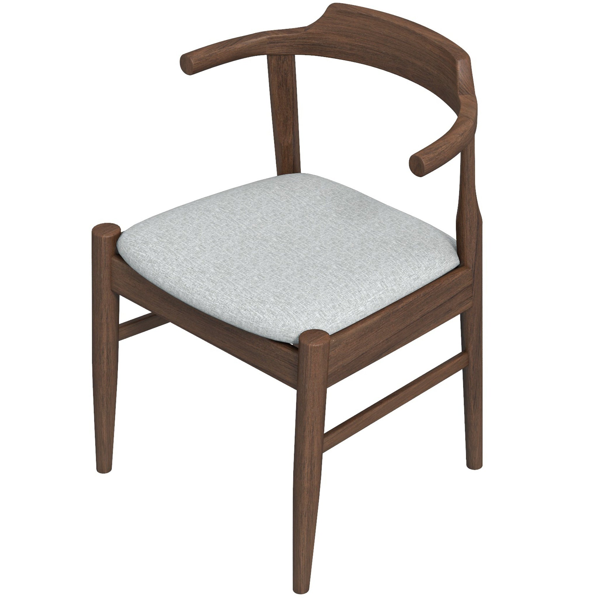 Zola Dining Chair Grey Fabric Set of 2 - MidinMod