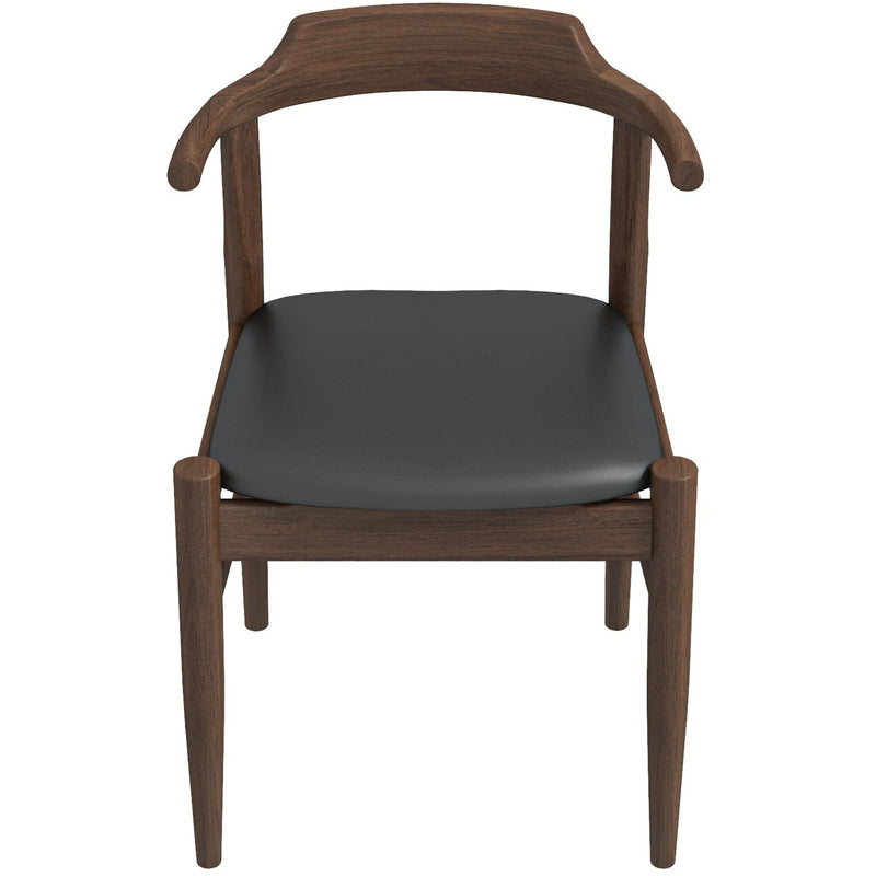 Zola Dining Chair (Black Leather) Mid in Mod Houston TX