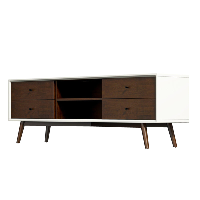 Noak Mid Century Modern Style TV Stand - White | MidinMod | TX | Best Furniture stores in Houston