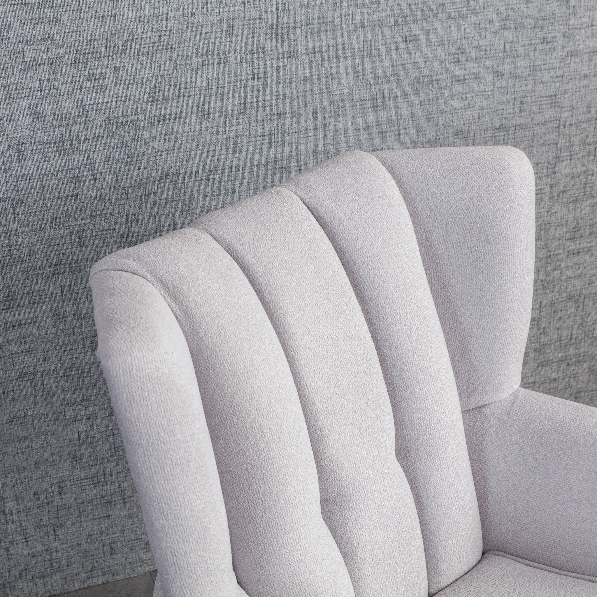 Amelia Light Grey Apartment Chair - MidinMod