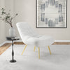 Edna Beige Boucle Lounge Chair