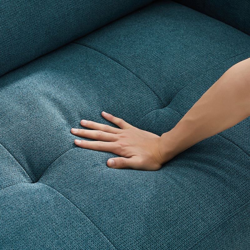 London Sofa (Blue Linen) - MidinMod Houston Tx Mid Century Furniture Store - Sofas 2