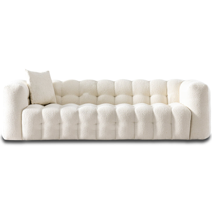 Marsilya Sofa (Cream Boucle) | Mid in Mod | Houston TX | Best Furniture stores in Houston