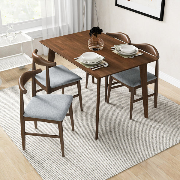 Abbott Walnut Small Dining Table - MidinMod