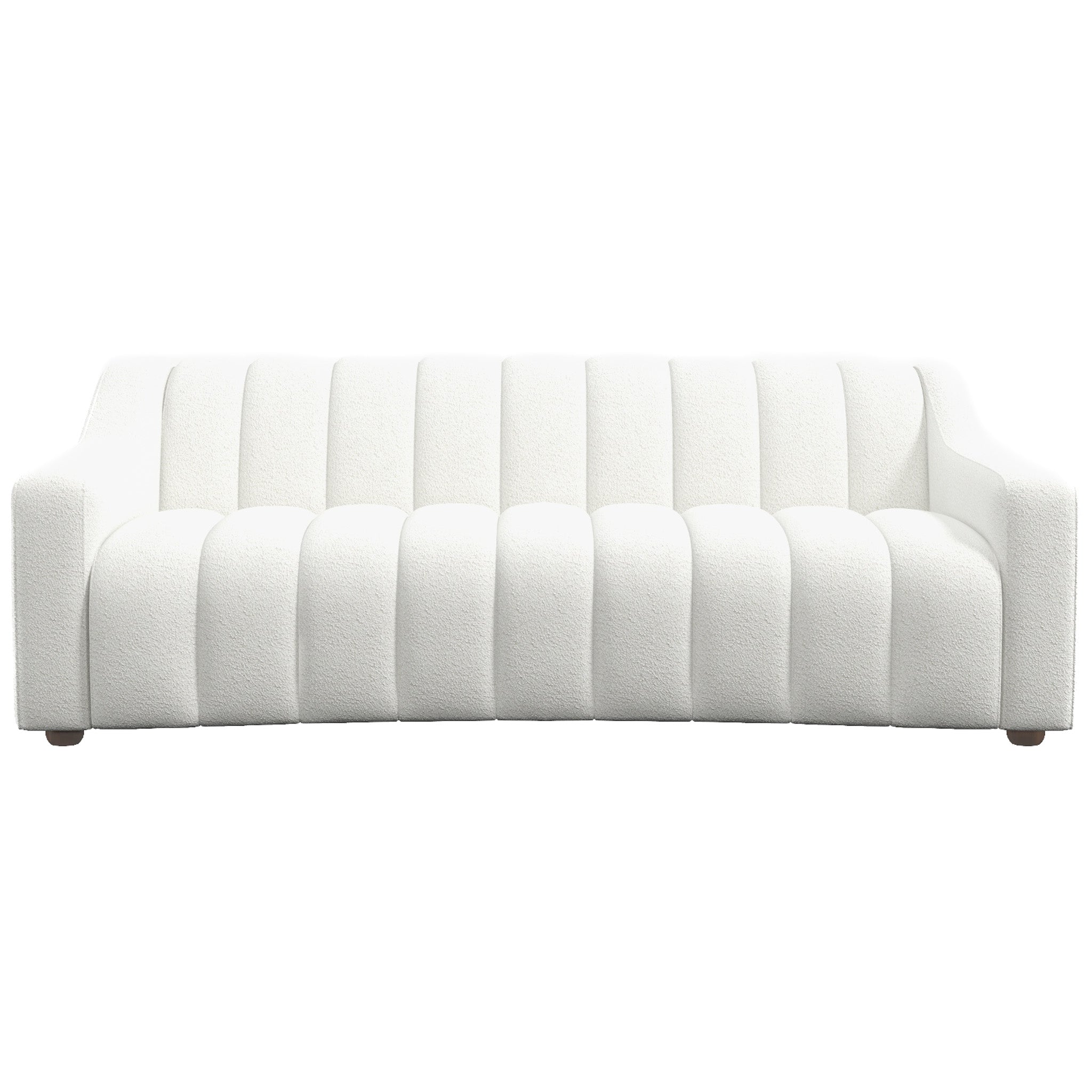 Bari Cream Boucle Sofa - MidinMod