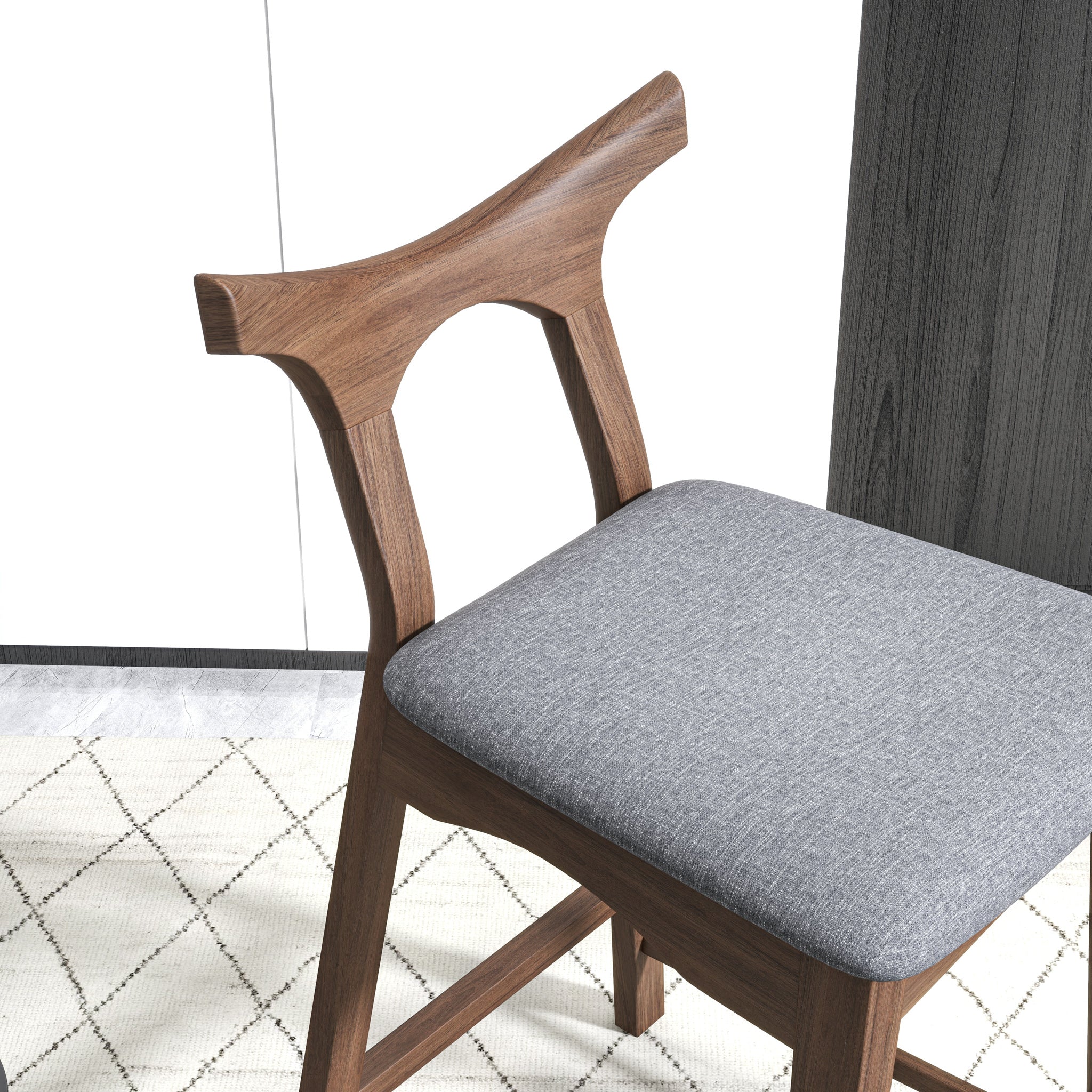 Dora Dark Gray 29" Bar Stool  | MidinMod | Houston TX | Best Furniture stores in Houston