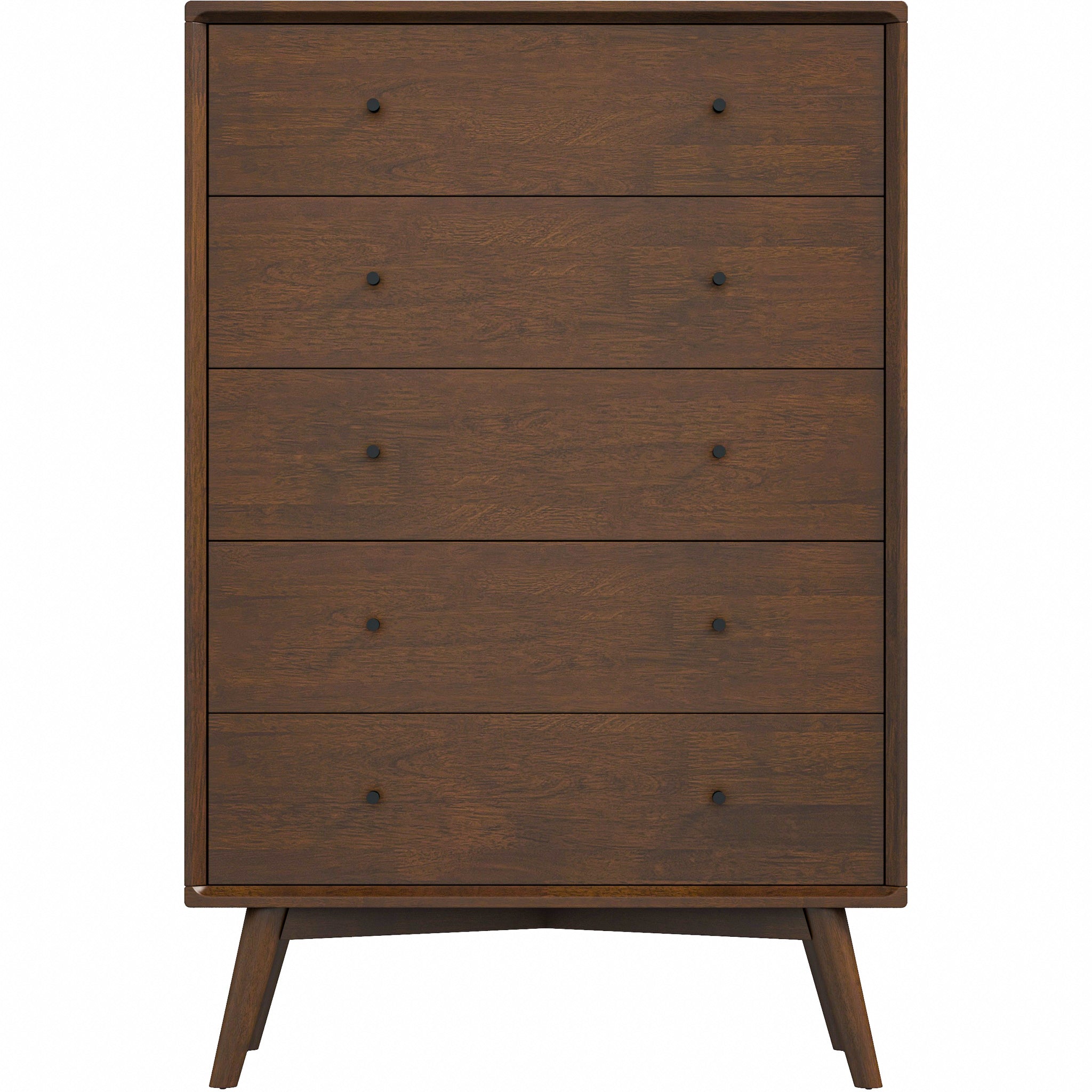Noak Mid Century Modern Dresser 5 Drawers Walnut - MidinMod