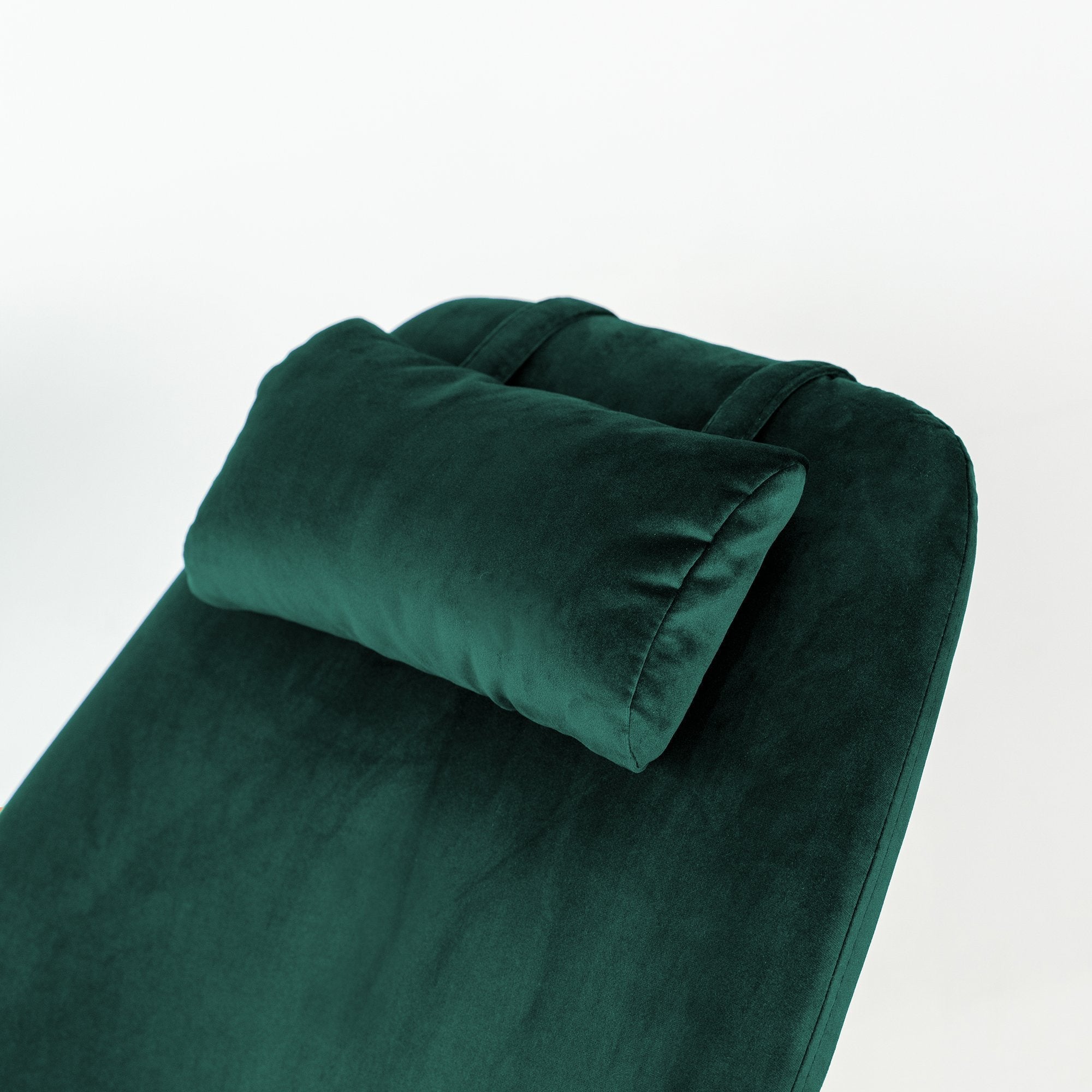 Rumi Green Velvet Rocking Chair | Mid-Century Modern Nursery & Lounge Rocker | MidinMod