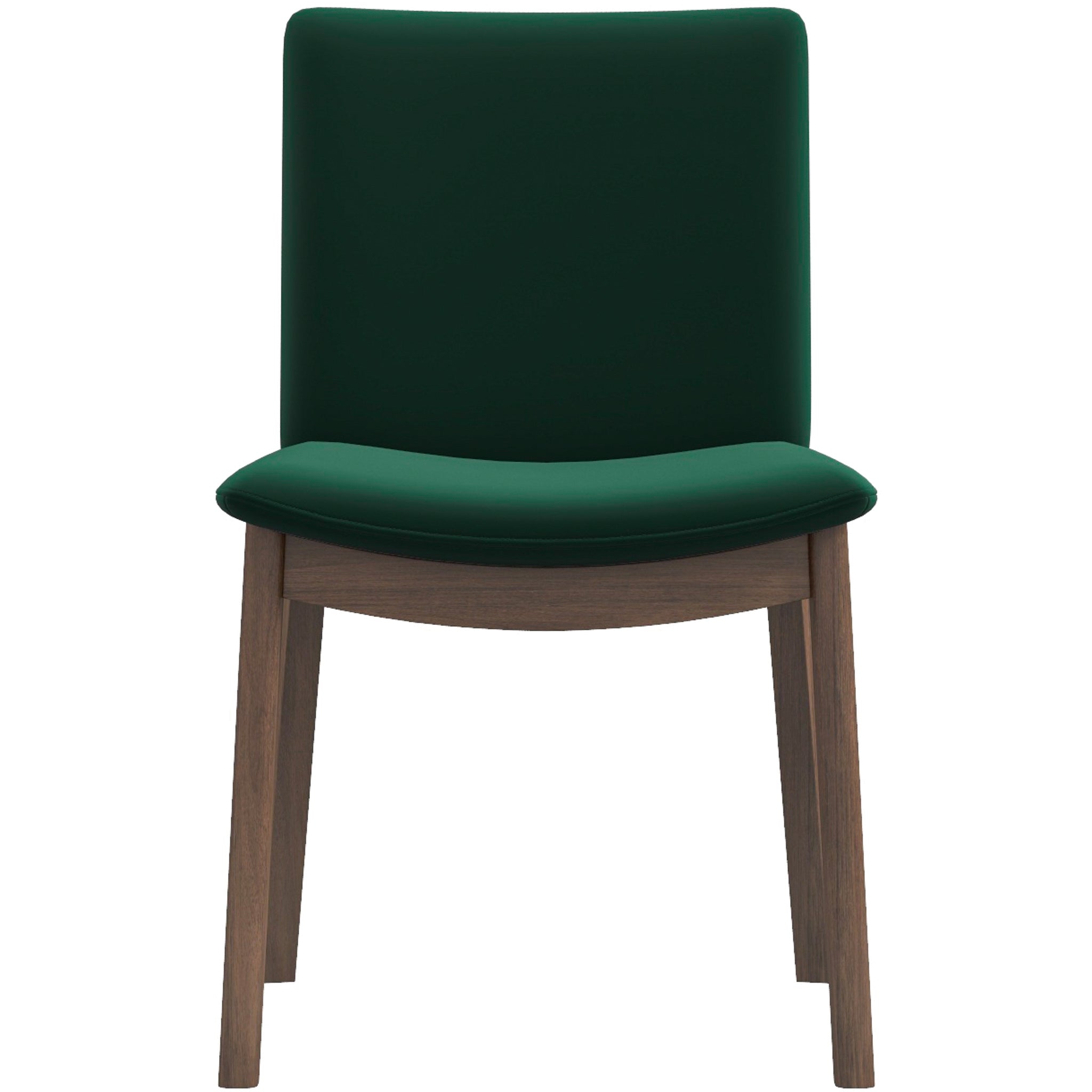 Virginia Mid-Century Modern Scandinavian Dining Chair with Velvet Upholstery - MidinMod