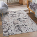 Payas Cream Brown Rug Size 6'7'' x 9' | MidinMod | Houston | Best Furniture stores in Houston