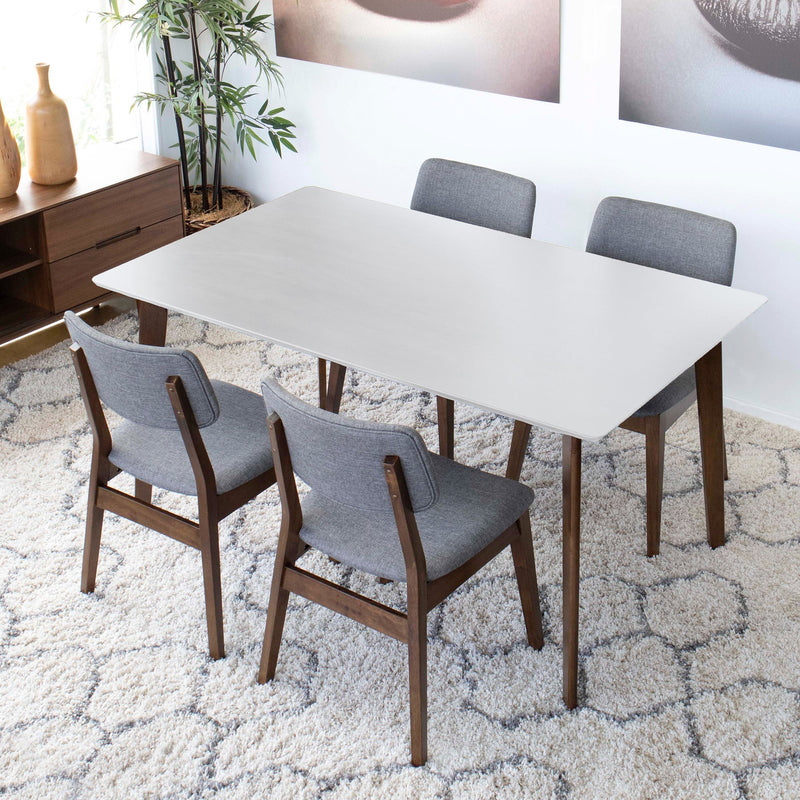 Abbott Dining Table White (Large) | MidinMod | Houston TX | Best Furniture stores in Houston